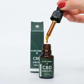 CBD kvapky 1000 mg PLUS – CBD olej 10% full spectrum